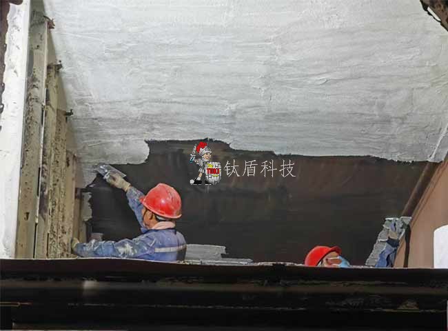 TD240K 耐磨陶瓷颗粒胶在火电厂烟风道的应用